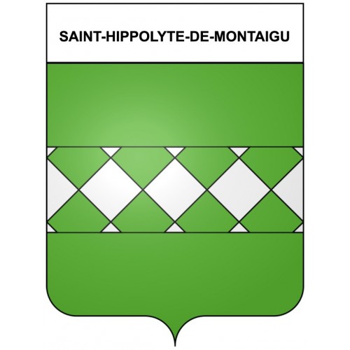 Saint-Hippolyte-de-Montaigu 30 ville Stickers blason autocollant adhésif