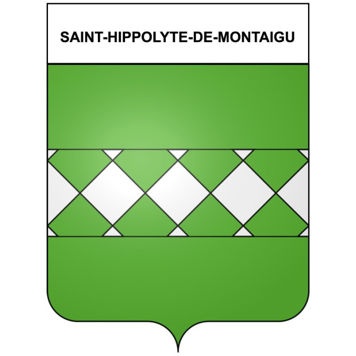 Saint-Hippolyte-de-Montaigu 30 ville Stickers blason autocollant adhésif