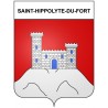 Saint-Hippolyte-du-Fort 30 ville Stickers blason autocollant adhésif