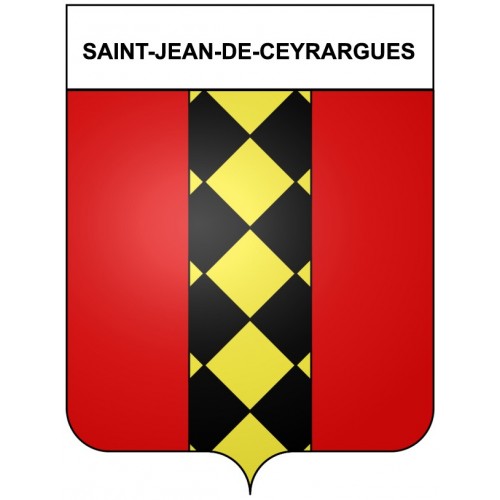 Saint-Jean-de-Ceyrargues 30 ville Stickers blason autocollant adhésif