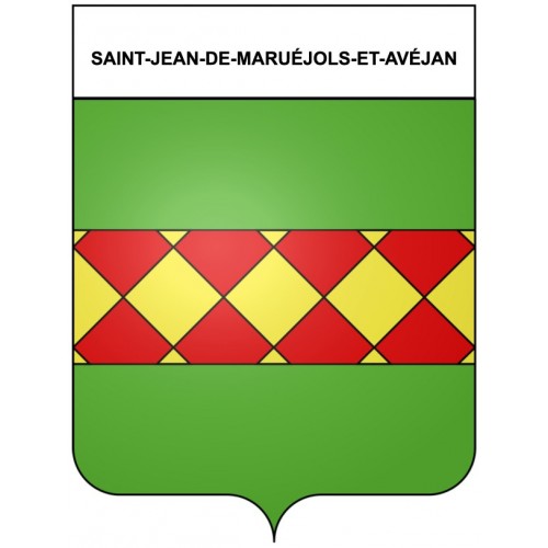Saint-Jean-de-Maruéjols-et-Avéjan 30 ville Stickers blason autocollant adhésif