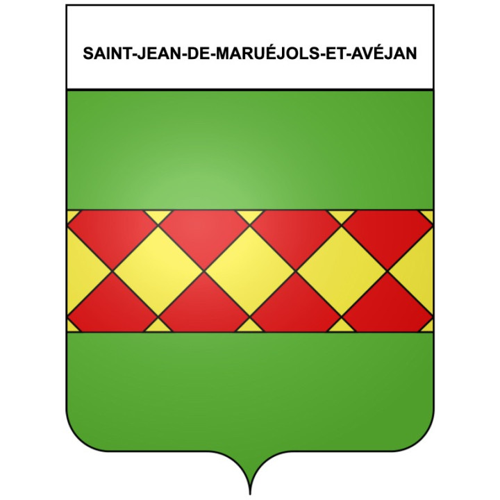 Saint-Jean-de-Maruéjols-et-Avéjan Sticker wappen, gelsenkirchen, augsburg, klebender aufkleber