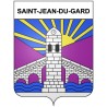 Saint-Jean-du-Gard 30 ville Stickers blason autocollant adhésif