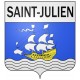 Saint-Julien-de-la-Nef 30 ville Stickers blason autocollant adhésif