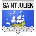 Saint-Julien-de-la-Nef 30 ville Stickers blason autocollant adhésif