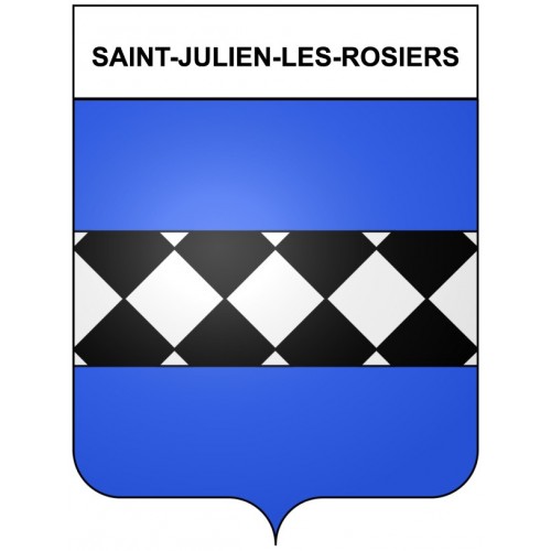Saint-Julien-les-Rosiers 30 ville Stickers blason autocollant adhésif