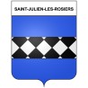 Saint-Julien-les-Rosiers 30 ville Stickers blason autocollant adhésif