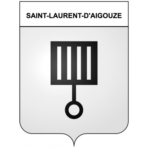 Stickers coat of arms Bazas adhesive sticker