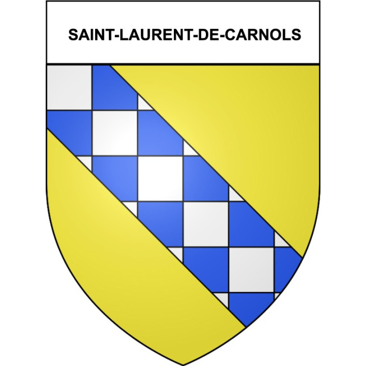 Stickers coat of arms Bazas adhesive sticker