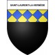 Saint-Laurent-la-Vernède 30 ville Stickers blason autocollant adhésif