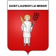 Stickers coat of arms Bazas adhesive sticker