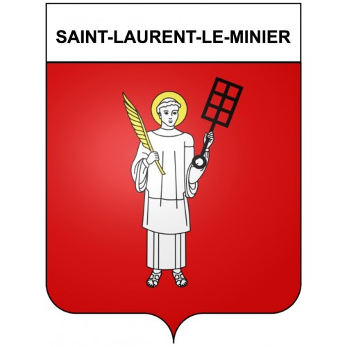 Stickers coat of arms Bazas adhesive sticker