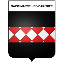 Stickers coat of arms Bazas adhesive sticker