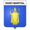 Saint-Martial 30 ville Stickers blason autocollant adhésif