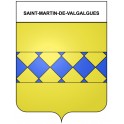 Saint-Martin-de-Valgalgues 30 ville Stickers blason autocollant adhésif