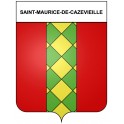 Saint-Maurice-de-Cazevieille 30 ville Stickers blason autocollant adhésif