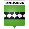 Saint-Maximin 30 ville Stickers blason autocollant adhésif