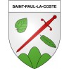 Saint-Paul-la-Coste 30 ville Stickers blason autocollant adhésif