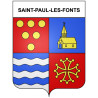 Stickers coat of arms Bazas adhesive sticker