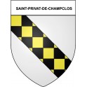 Saint-Privat-de-Champclos 30 ville Stickers blason autocollant adhésif