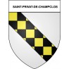Saint-Privat-de-Champclos 30 ville Stickers blason autocollant adhésif