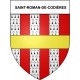 Stickers coat of arms Bazas adhesive sticker