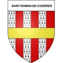 Saint-Roman-de-Codières 30 ville Stickers blason autocollant adhésif