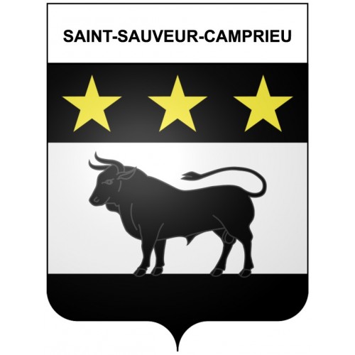 Saint-Sauveur-Camprieu 30 ville Stickers blason autocollant adhésif