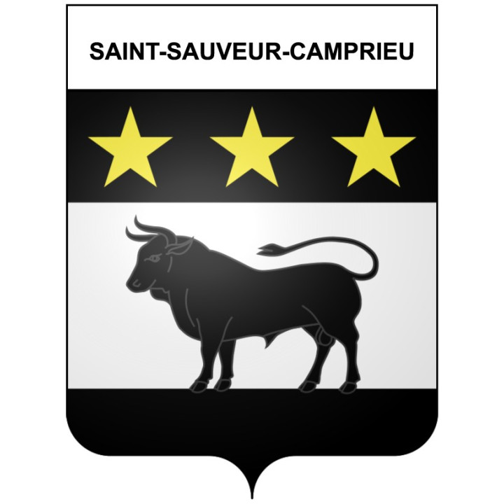 Saint-Sauveur-Camprieu 30 ville Stickers blason autocollant adhésif