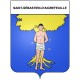 Saint-Sébastien-d'Aigrefeuille 30 ville Stickers blason autocollant adhésif