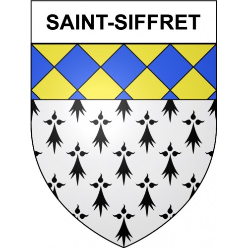 Saint-Siffret 30 ville Stickers blason autocollant adhésif