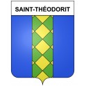 Saint-Théodorit 30 ville Stickers blason autocollant adhésif