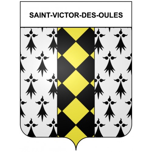 Stickers coat of arms Bazas adhesive sticker