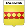 Salindres 30 ville Stickers blason autocollant adhésif