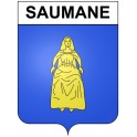 Saumane 30 ville Stickers blason autocollant adhésif