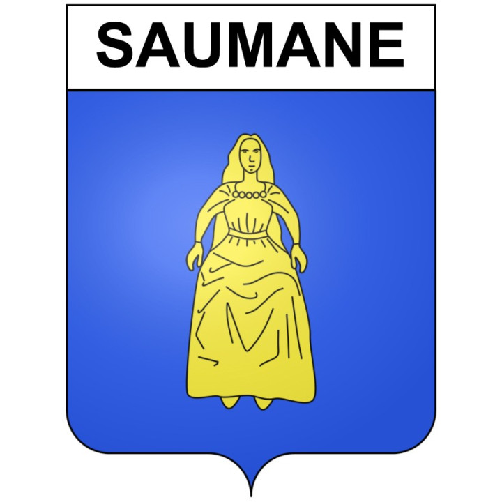Stickers coat of arms Bazas adhesive sticker