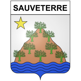 Stickers coat of arms Bazas adhesive sticker