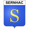 Sernhac 30 ville Stickers blason autocollant adhésif