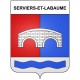 Serviers-et-Labaume 30 ville Stickers blason autocollant adhésif