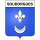 Soudorgues Sticker wappen, gelsenkirchen, augsburg, klebender aufkleber