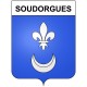 Stickers coat of arms Soudorgues adhesive sticker