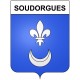 Stickers coat of arms Bazas adhesive sticker