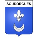 Stickers coat of arms Bazas adhesive sticker
