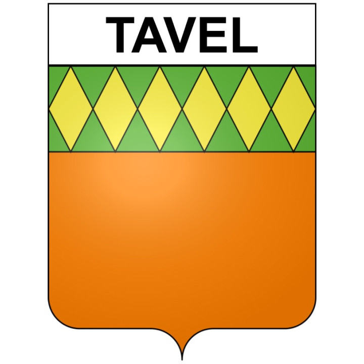 Stickers coat of arms Bazas adhesive sticker