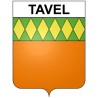 Adesivi stemma Tavel adesivo