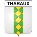 Tharaux Sticker wappen, gelsenkirchen, augsburg, klebender aufkleber