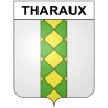 Tharaux 30 ville Stickers blason autocollant adhésif