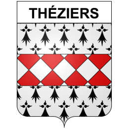 Pegatinas escudo de armas de Bazas adhesivo de la etiqueta engomada