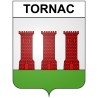 Tornac 30 ville Stickers blason autocollant adhésif