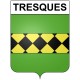 Tresques 30 ville Stickers blason autocollant adhésif